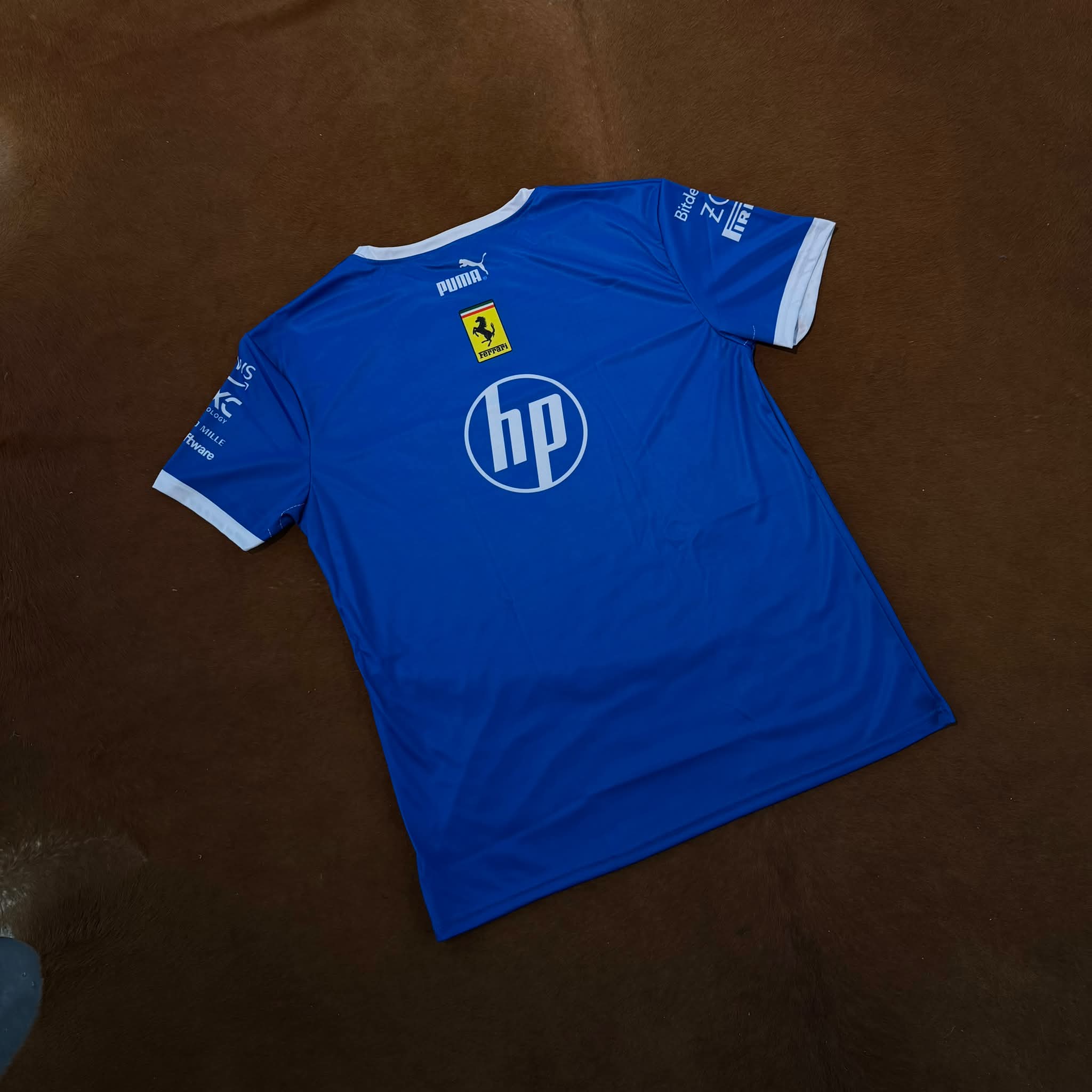 Scuderia Ferrari 2025 Team Special Edition Monza T-Shirt - Blue